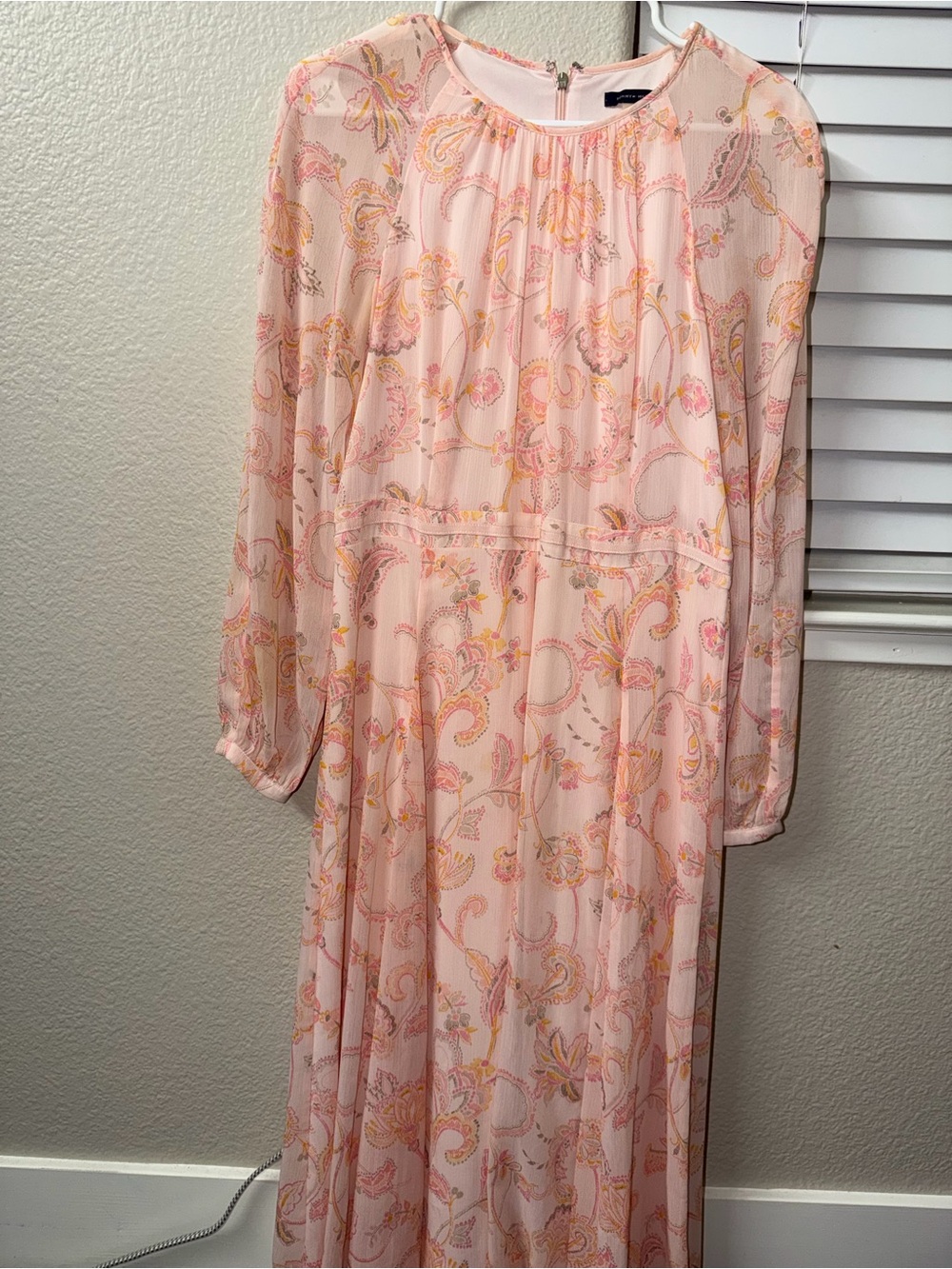 Tommy Hilfiger Light Pink Floral Pleated Maxi Skirt